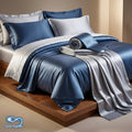 🌌 Product Name  Sparkglo™ DualTone Luxe Satin Bedding Ensemble