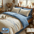 🌿 Product Name  Sparkglo™ MeadowBreeze Linen Bedding Set